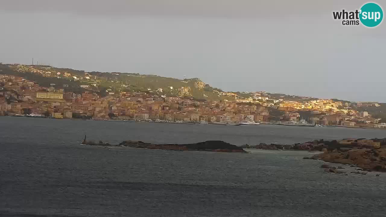 LIVE Sardinia webcam Palau – Panorama impresionante