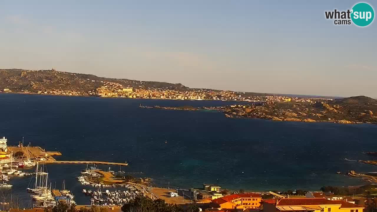 LIVE Sardinien webcam Palau – Panoramablick