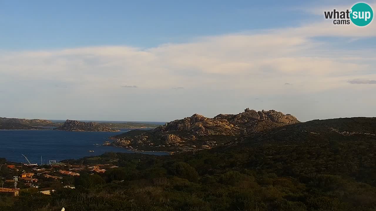 LIVE Sardinien webcam Palau – Panoramablick