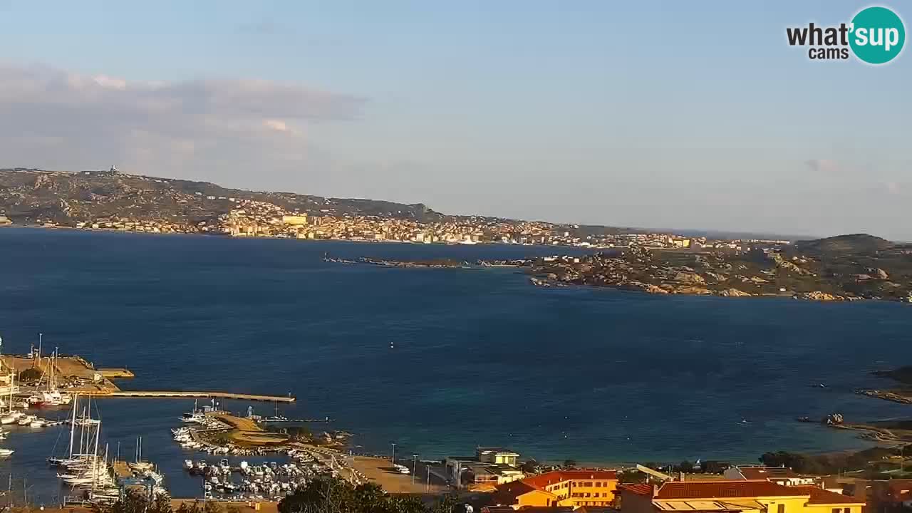 LIVE Sardinien webcam Palau – Panoramablick