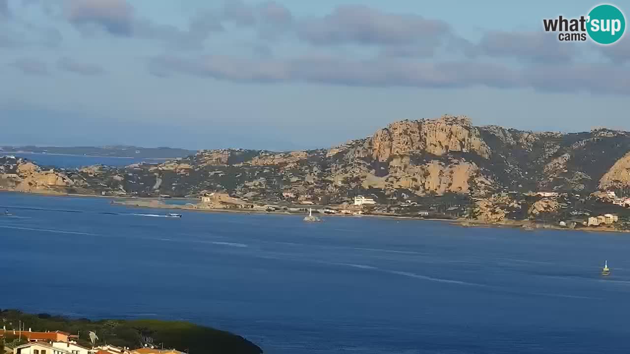 Sardinija v živo spletna kamera Palau – Panoramski pogled