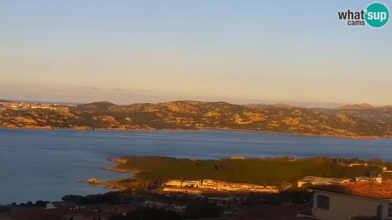 Sardinija v živo spletna kamera Palau – Panoramski pogled