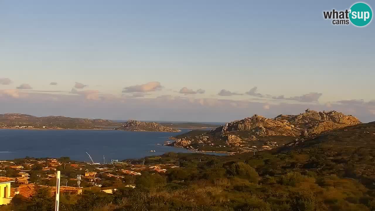 Sardinija v živo spletna kamera Palau – Panoramski pogled