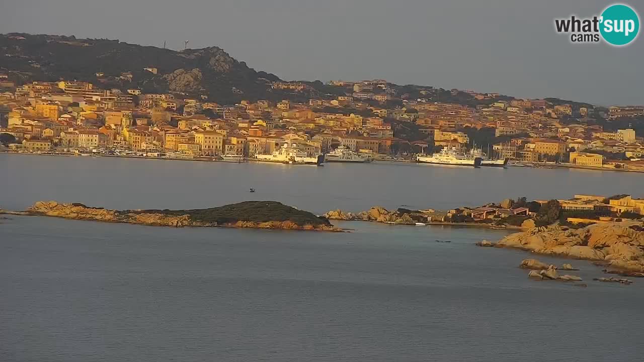 LIVE Sardinia webcam Palau – Panorama impresionante