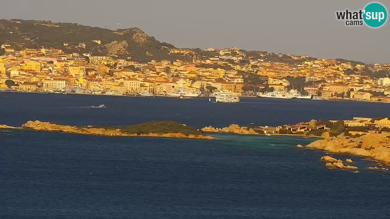 LIVE Sardinia webcam Palau – Panorama impresionante