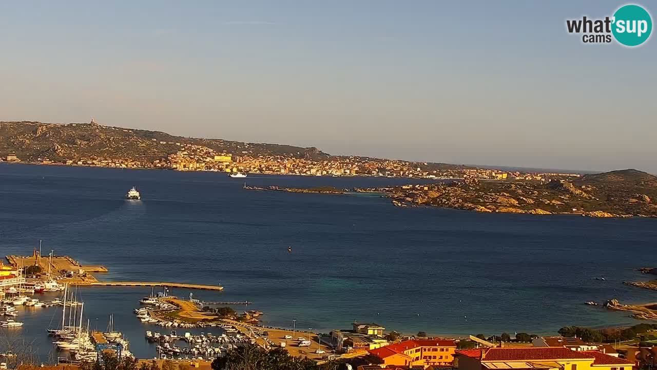 LIVE Sardinia webcam Palau – Panorama impresionante