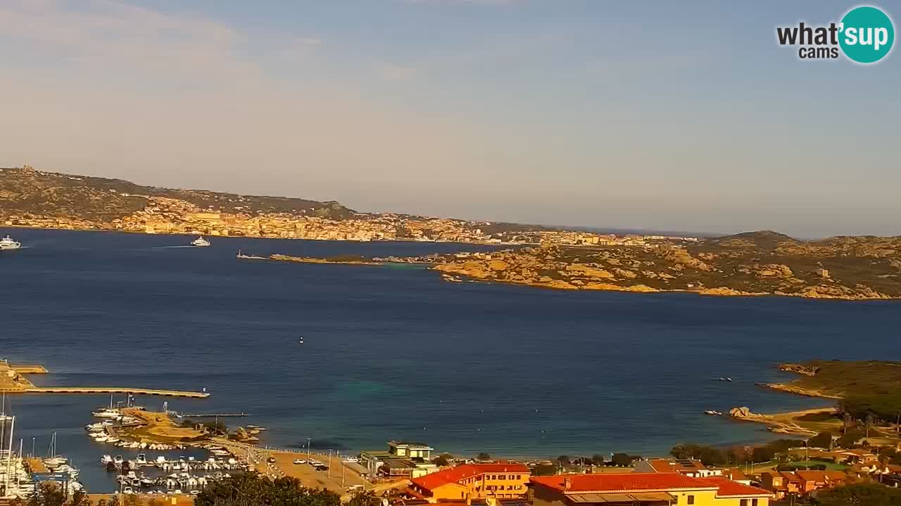 LIVE de la Sardaigne livecam Palau – Superbe panorama