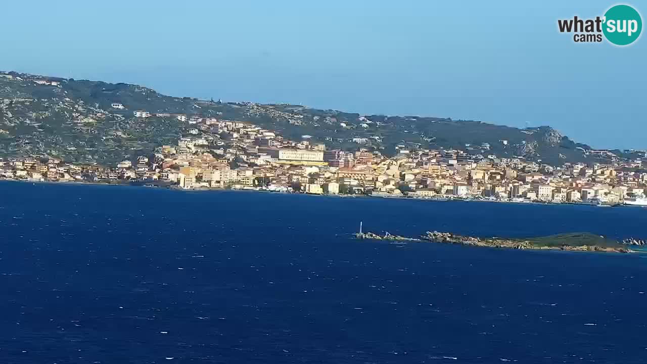 Sardinija v živo spletna kamera Palau – Panoramski pogled