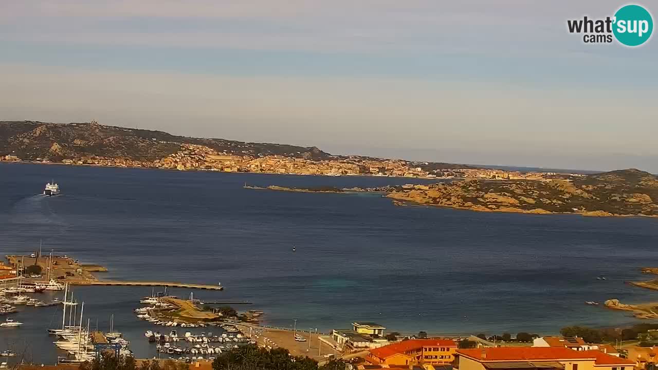 LIVE Sardinia Webcam Palau – Panoramic View