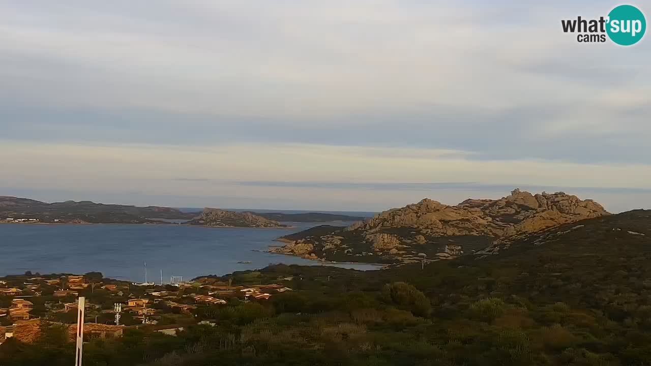 Sardinija v živo spletna kamera Palau – Panoramski pogled