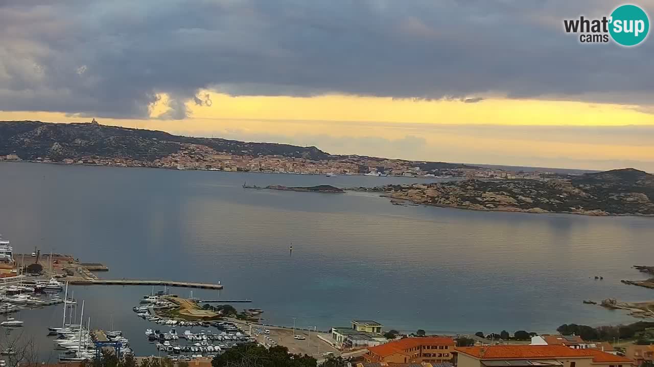 Sardinija v živo spletna kamera Palau – Panoramski pogled