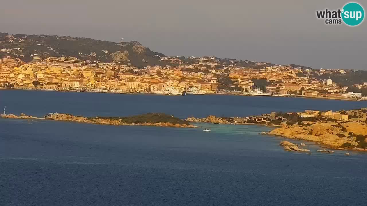 Sardinija v živo spletna kamera Palau – Panoramski pogled