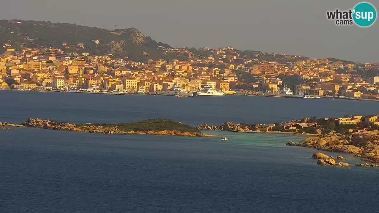 LIVE Sardinia webcam Palau – Panorama impresionante