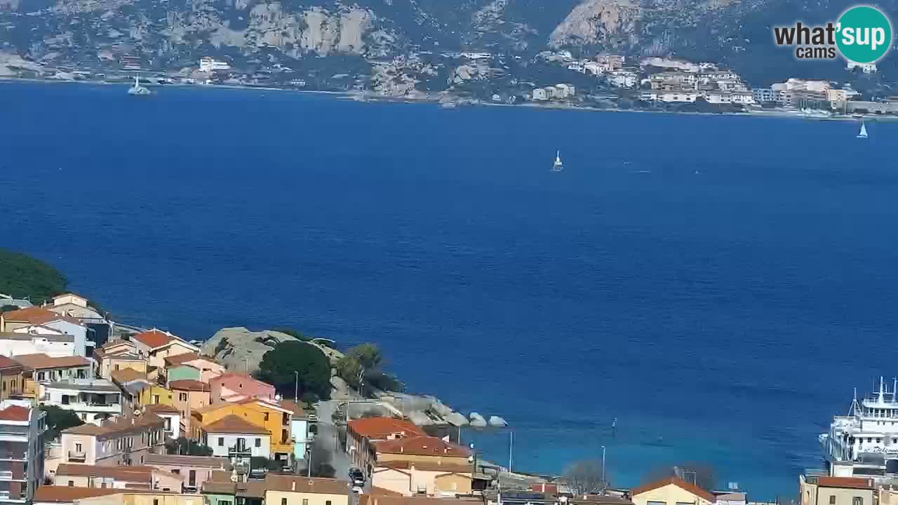 LIVE Sardinia webcam Palau – Panorama impresionante