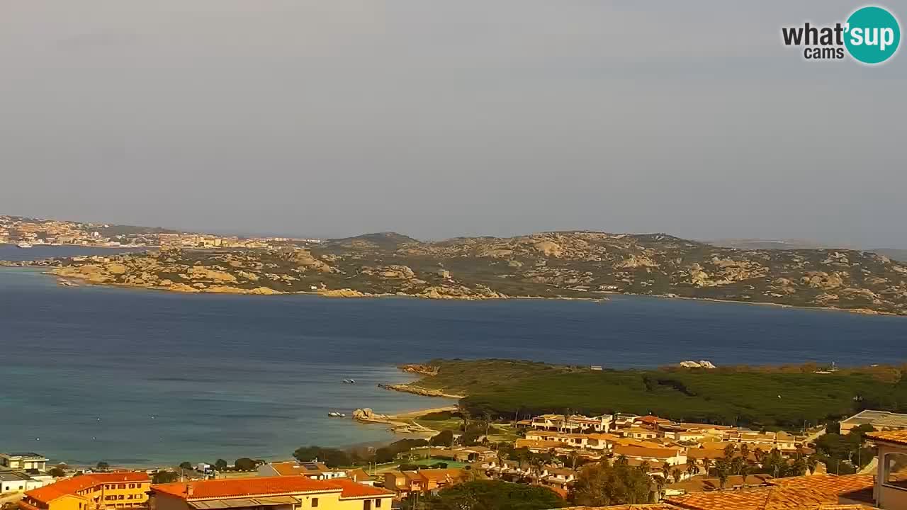 Sardinija v živo spletna kamera Palau – Panoramski pogled