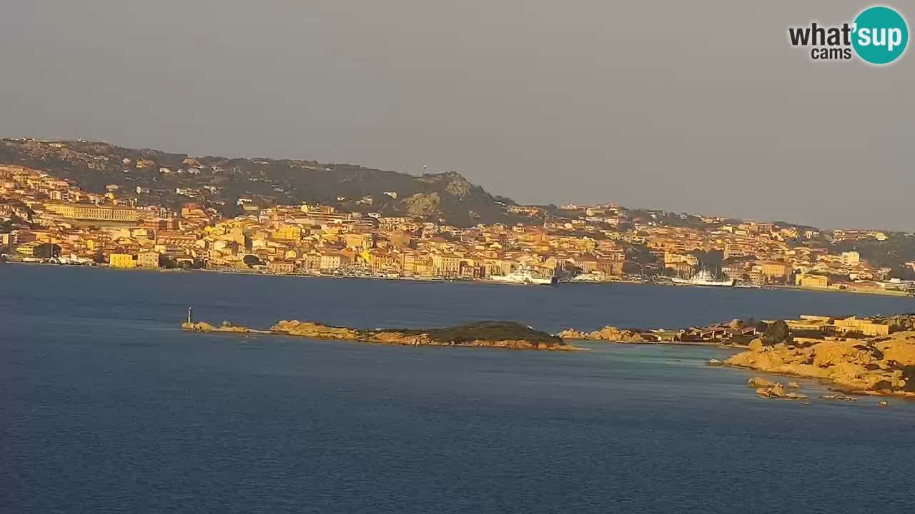 LIVE Sardinia webcam Palau – Panorama impresionante