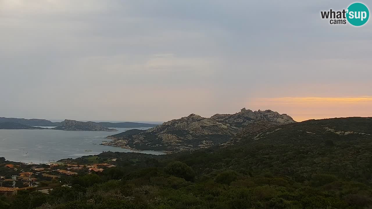 Sardinija v živo spletna kamera Palau – Panoramski pogled