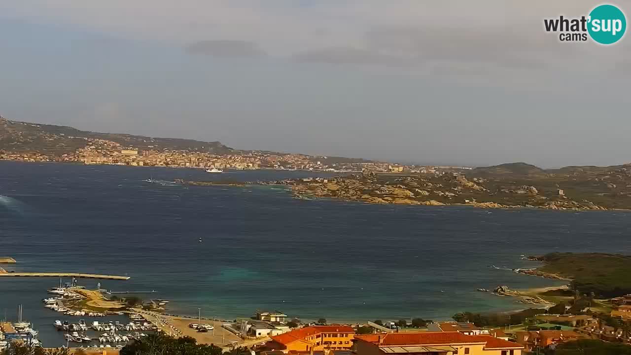 LIVE de la Sardaigne livecam Palau – Superbe panorama