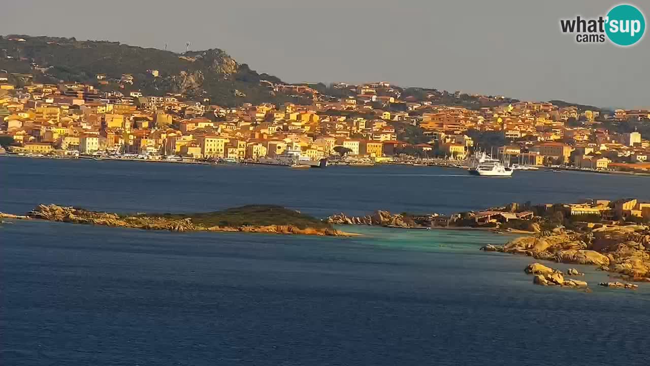 Sardinija v živo spletna kamera Palau – Panoramski pogled