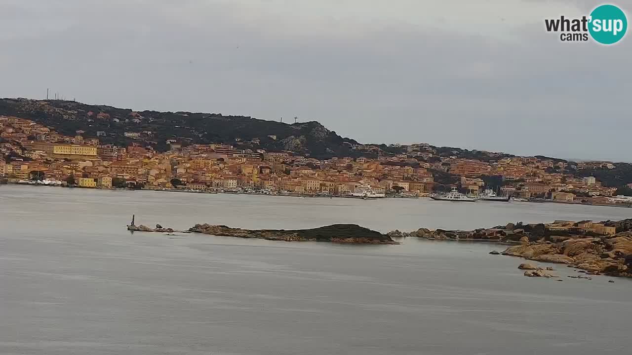 LIVE Sardinia webcam Palau – Panorama impresionante