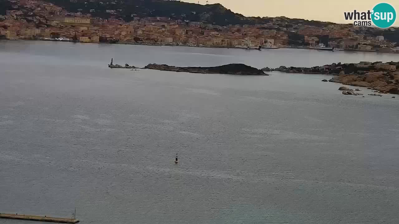 Sardinija v živo spletna kamera Palau – Panoramski pogled