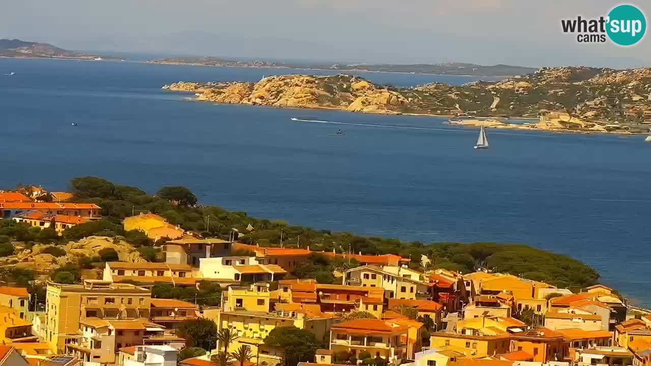 Sardinija v živo spletna kamera Palau – Panoramski pogled