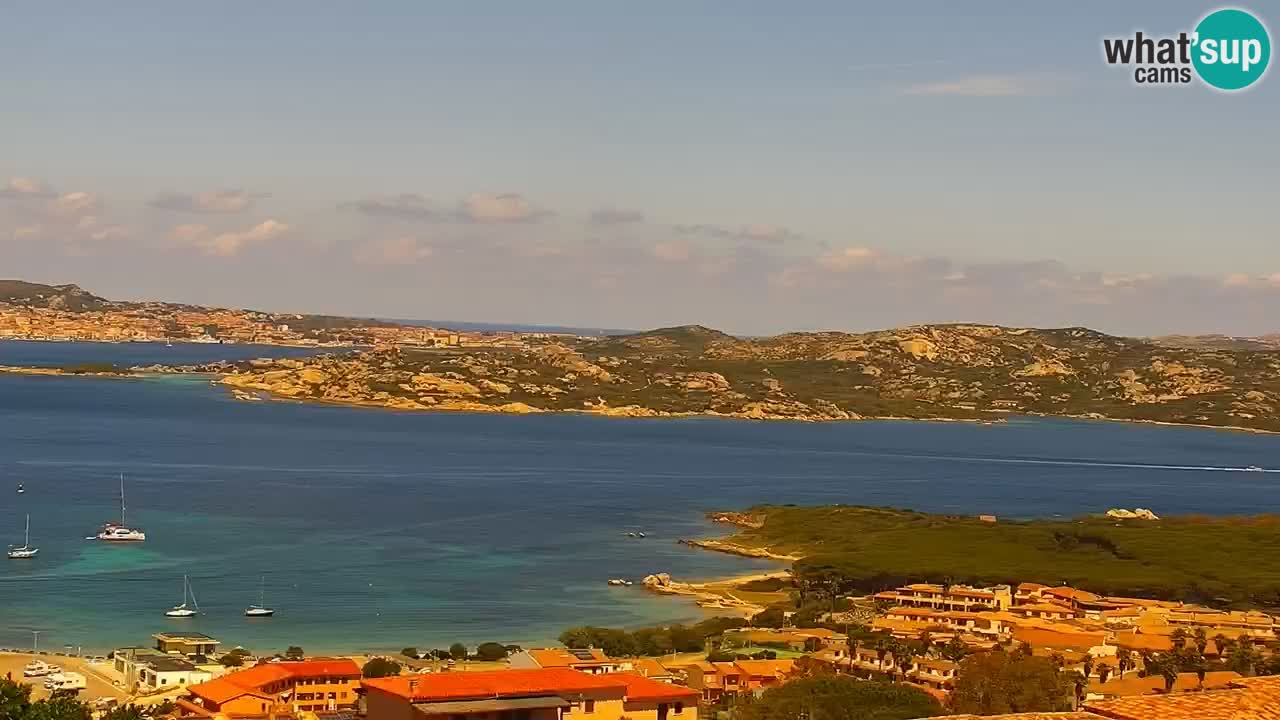 Sardinija v živo spletna kamera Palau – Panoramski pogled
