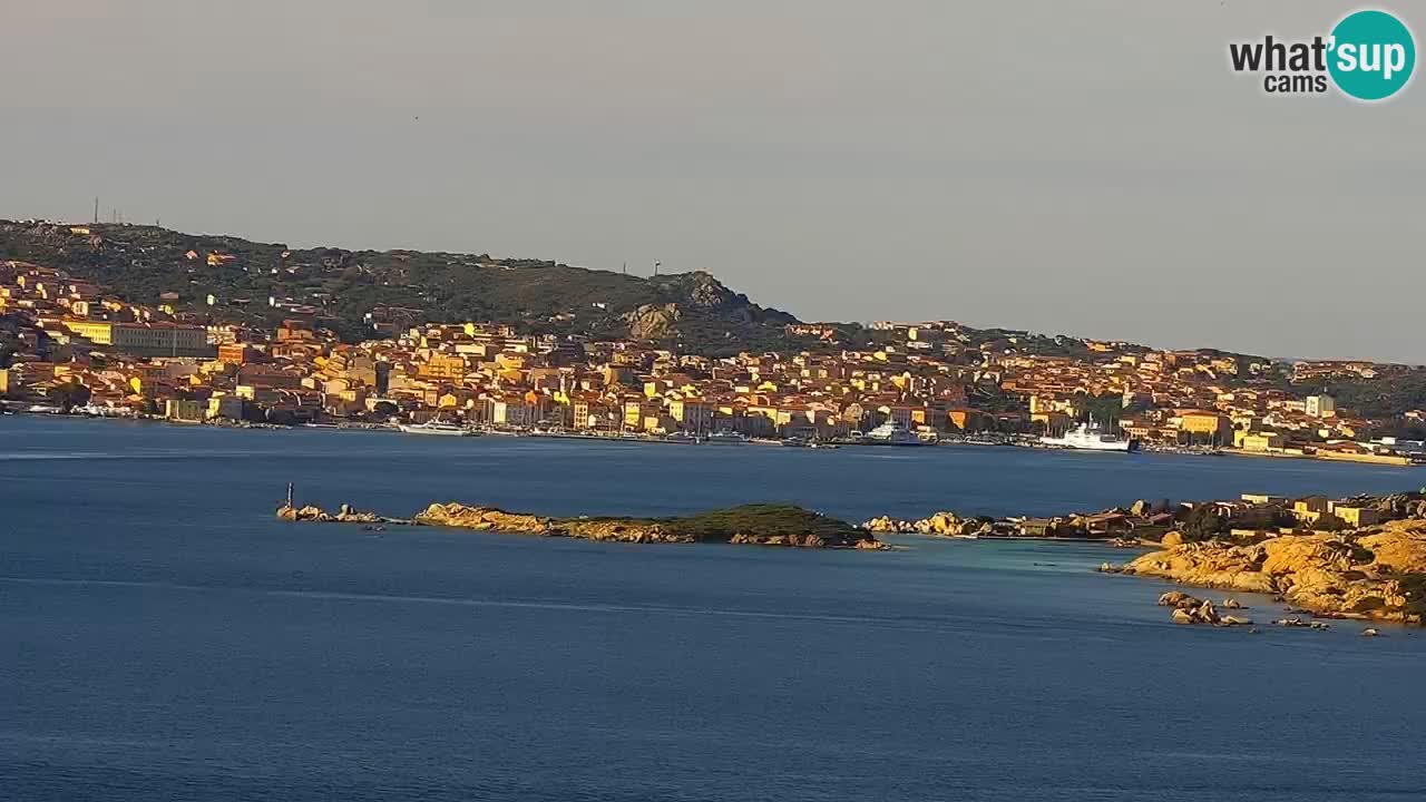 LIVE Sardinia webcam Palau – Panorama impresionante