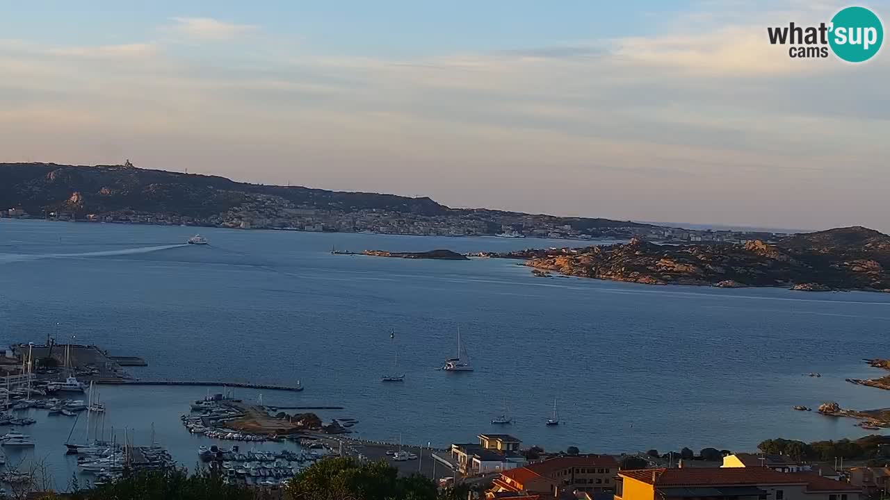 LIVE de la Sardaigne livecam Palau – Superbe panorama