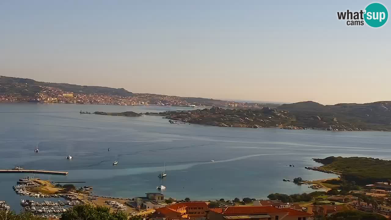 LIVE Sardinien webcam Palau – Panoramablick