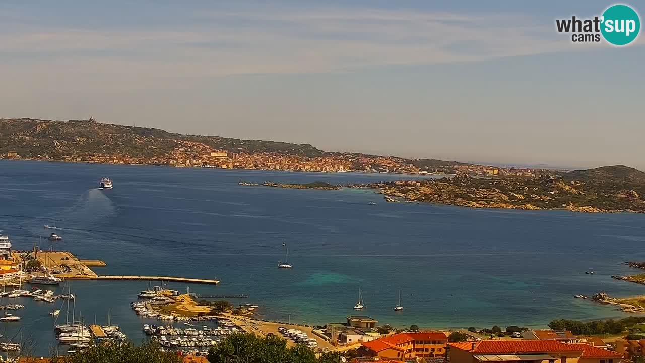 LIVE Sardinia webcam Palau – Panorama impresionante
