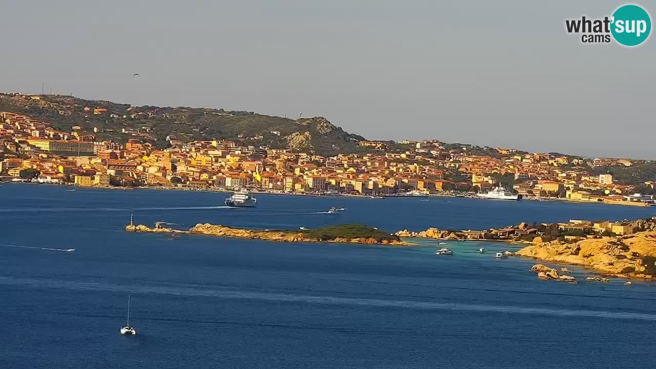 LIVE Sardinia webcam Palau – Panorama impresionante