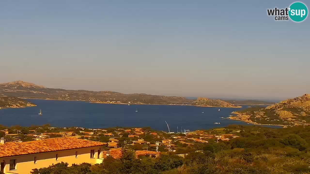 LIVE Sardinien webcam Palau – Panoramablick