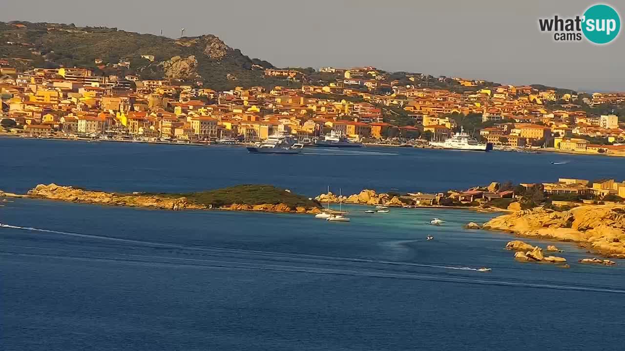 LIVE Sardinia webcam Palau – Panorama impresionante