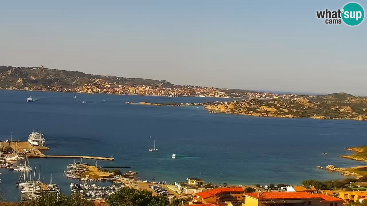 LIVE Sardinia Webcam Palau – Panoramic View
