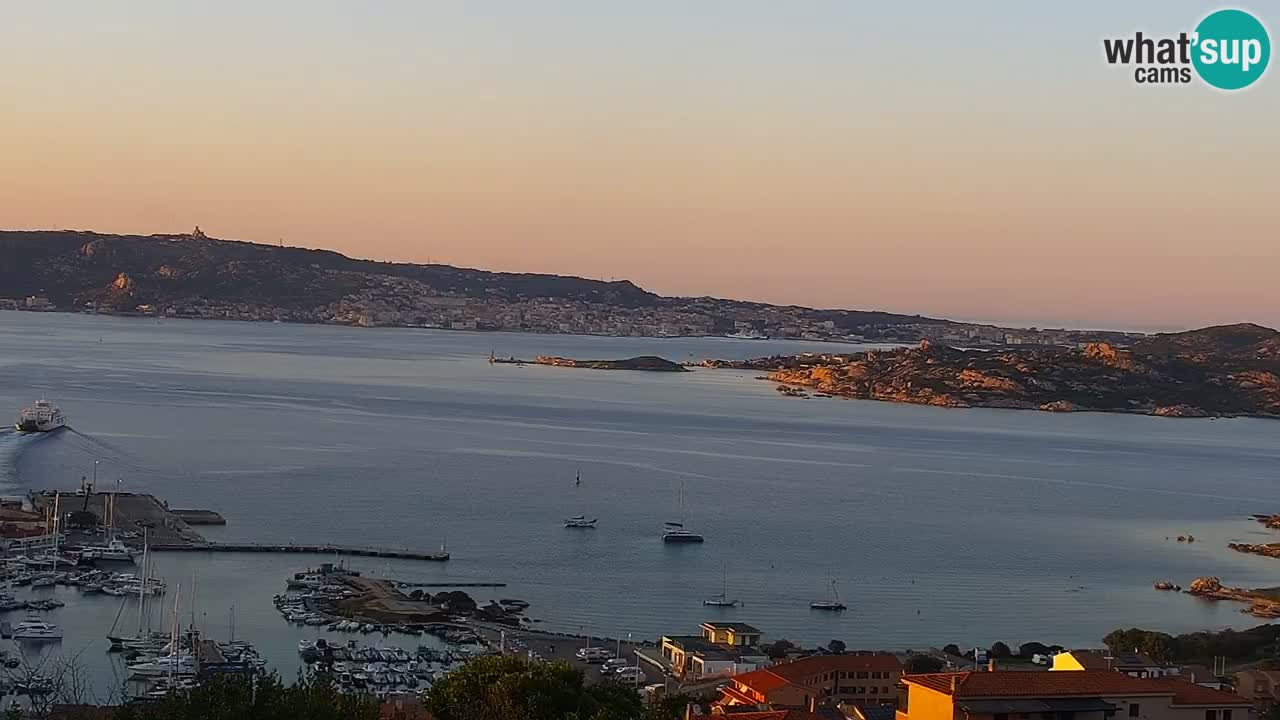 LIVE Sardinien webcam Palau – Panoramablick