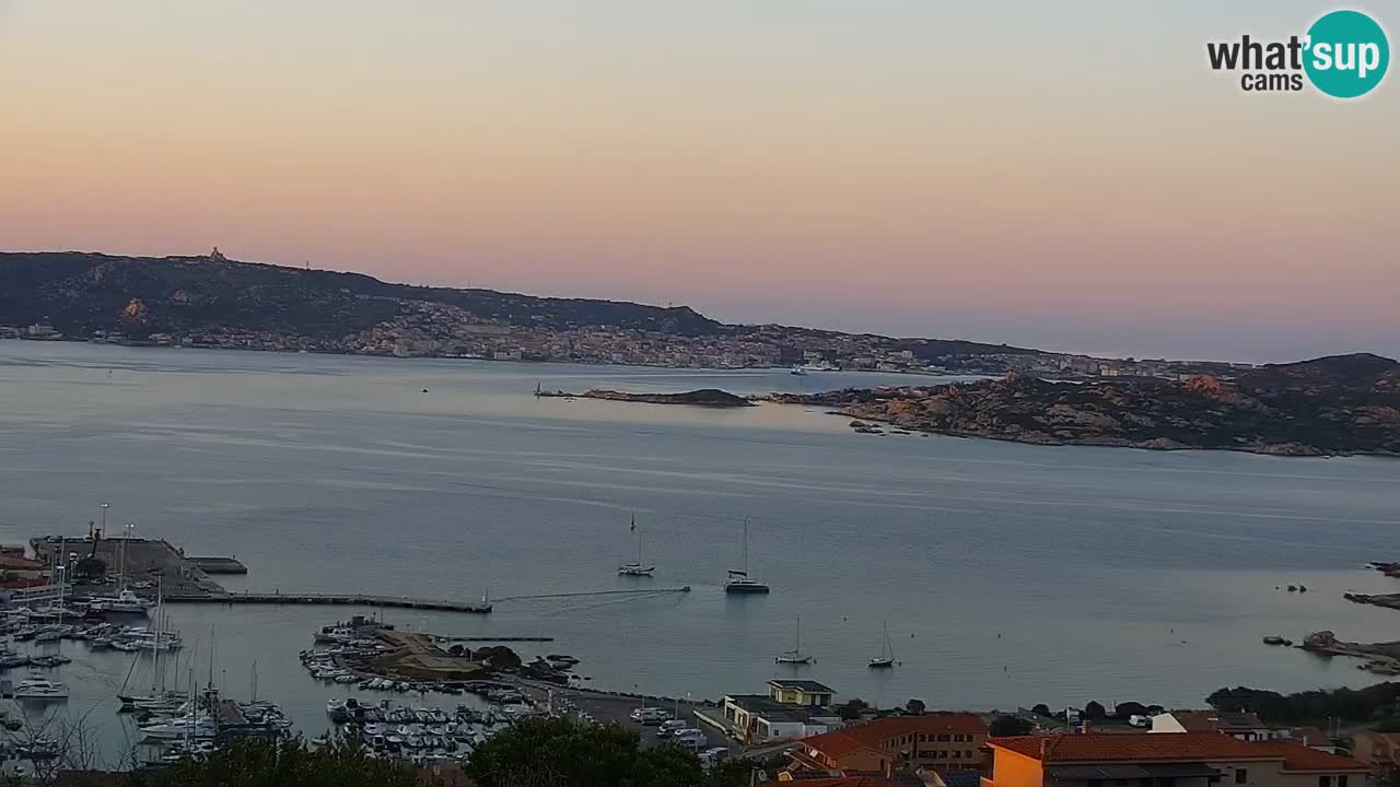 LIVE Sardinia webcam Palau – Panorama impresionante