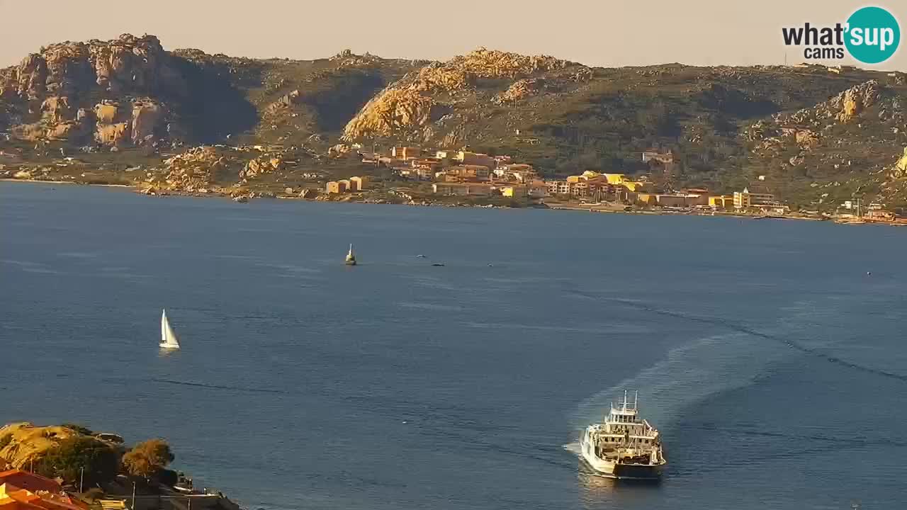 LIVE Sardinia webcam Palau – Panorama impresionante