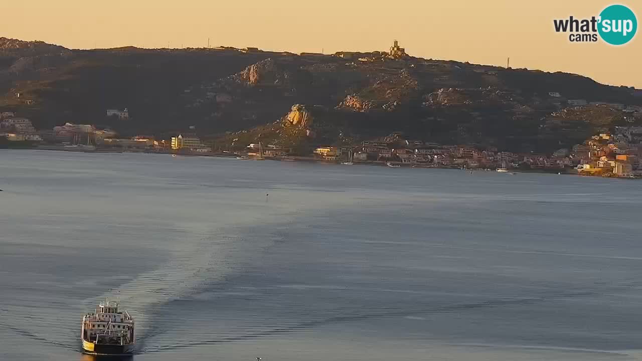 Sardinija v živo spletna kamera Palau – Panoramski pogled
