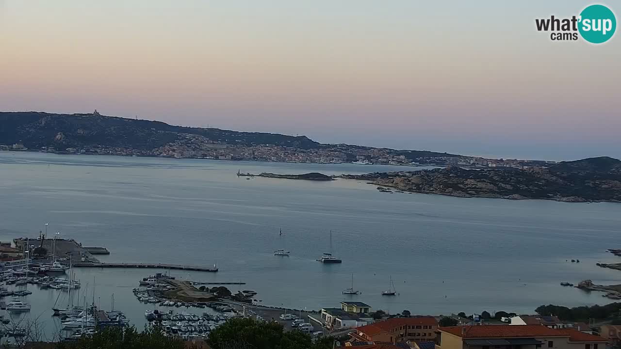 LIVE Sardinien webcam Palau – Panoramablick