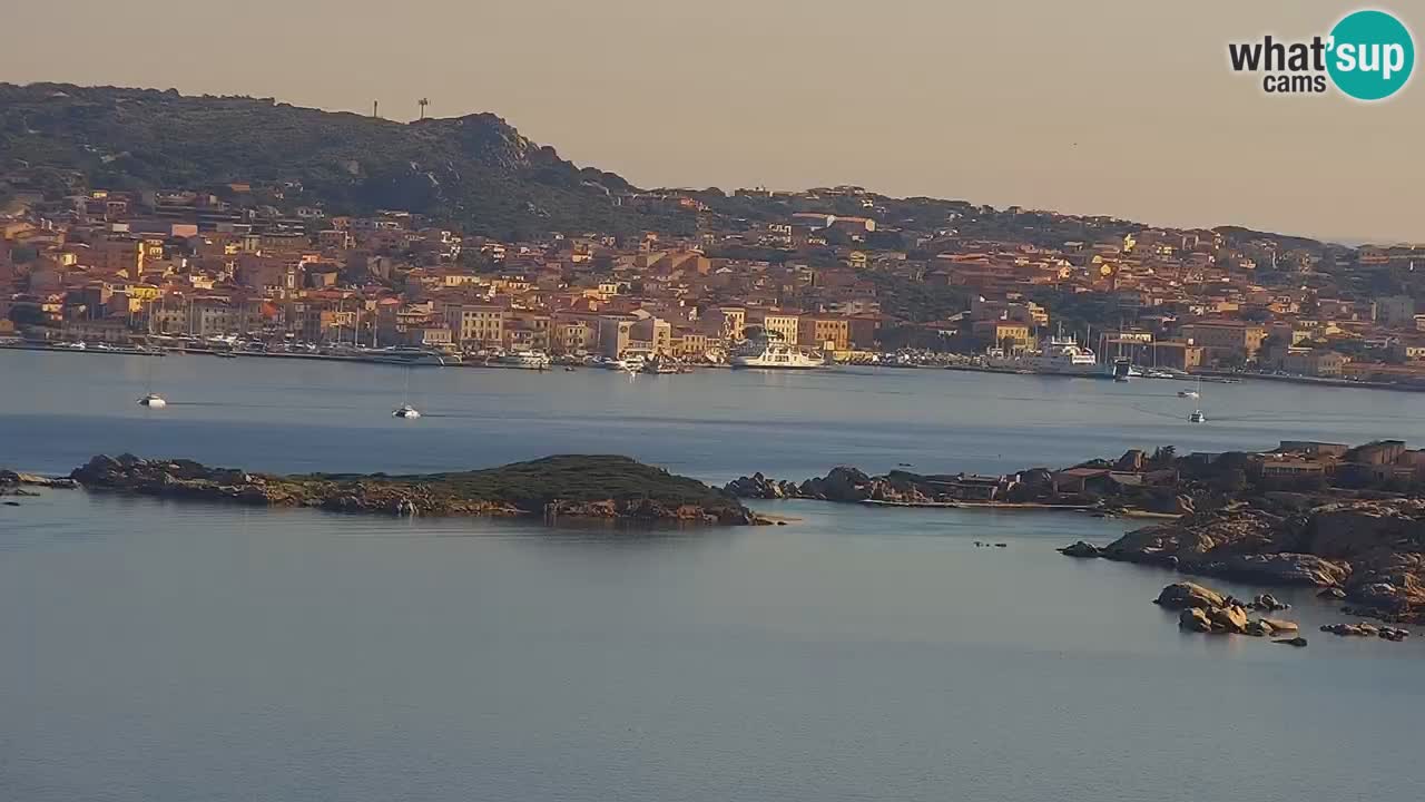 LIVE de la Sardaigne livecam Palau – Superbe panorama