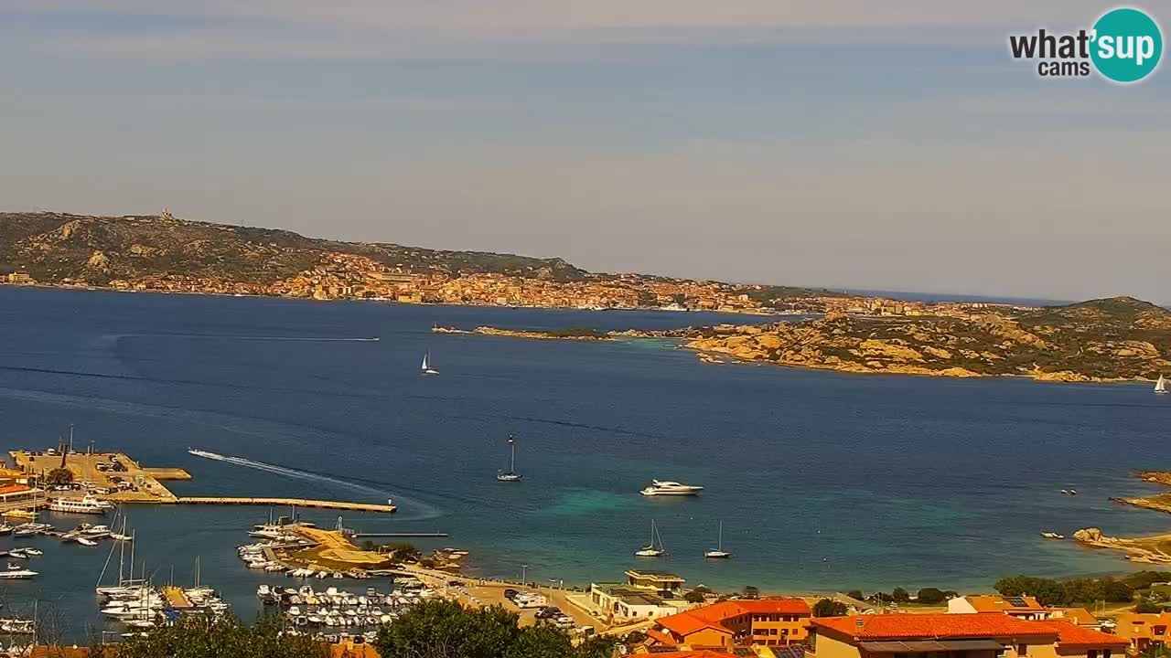 LIVE Sardinien webcam Palau – Panoramablick