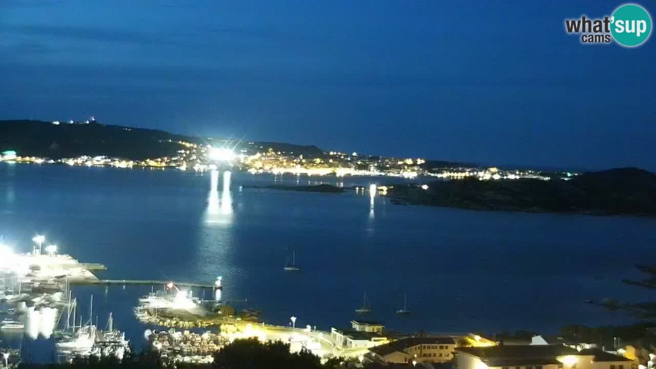 LIVE Sardinien webcam Palau – Panoramablick