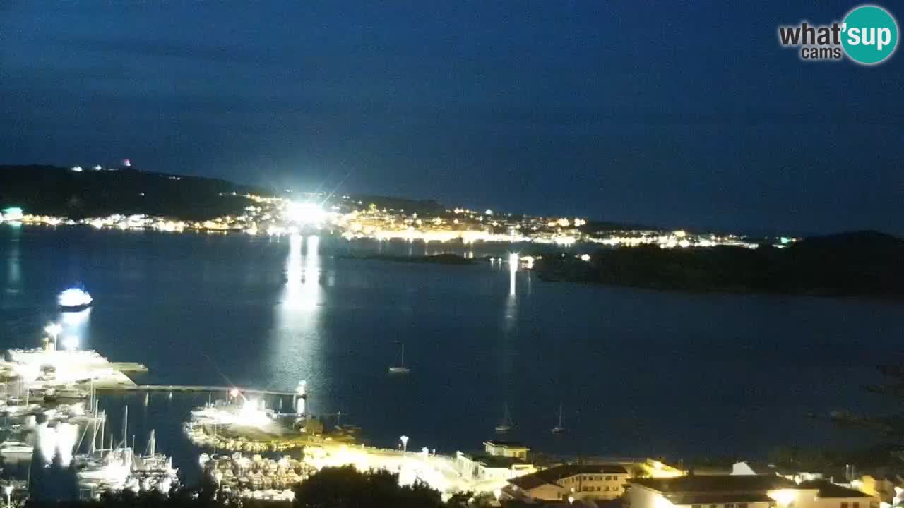 Sardinija u živo web kamera Palau – Panoramski pogled