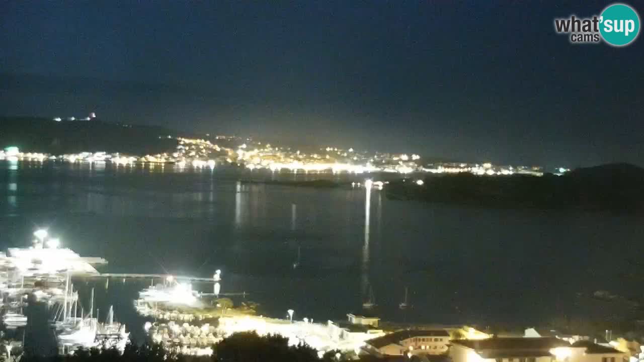 Sardinija v živo spletna kamera Palau – Panoramski pogled