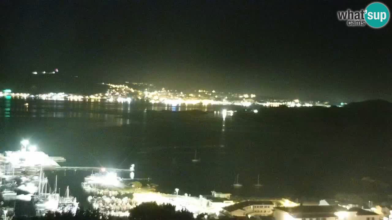 Sardinija u živo web kamera Palau – Panoramski pogled