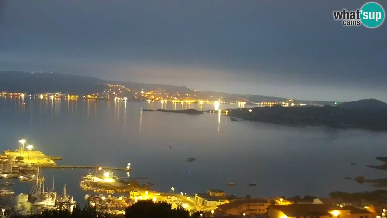 Sardinija u živo web kamera Palau – Panoramski pogled