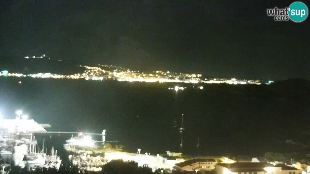 Sardinija v živo spletna kamera Palau – Panoramski pogled