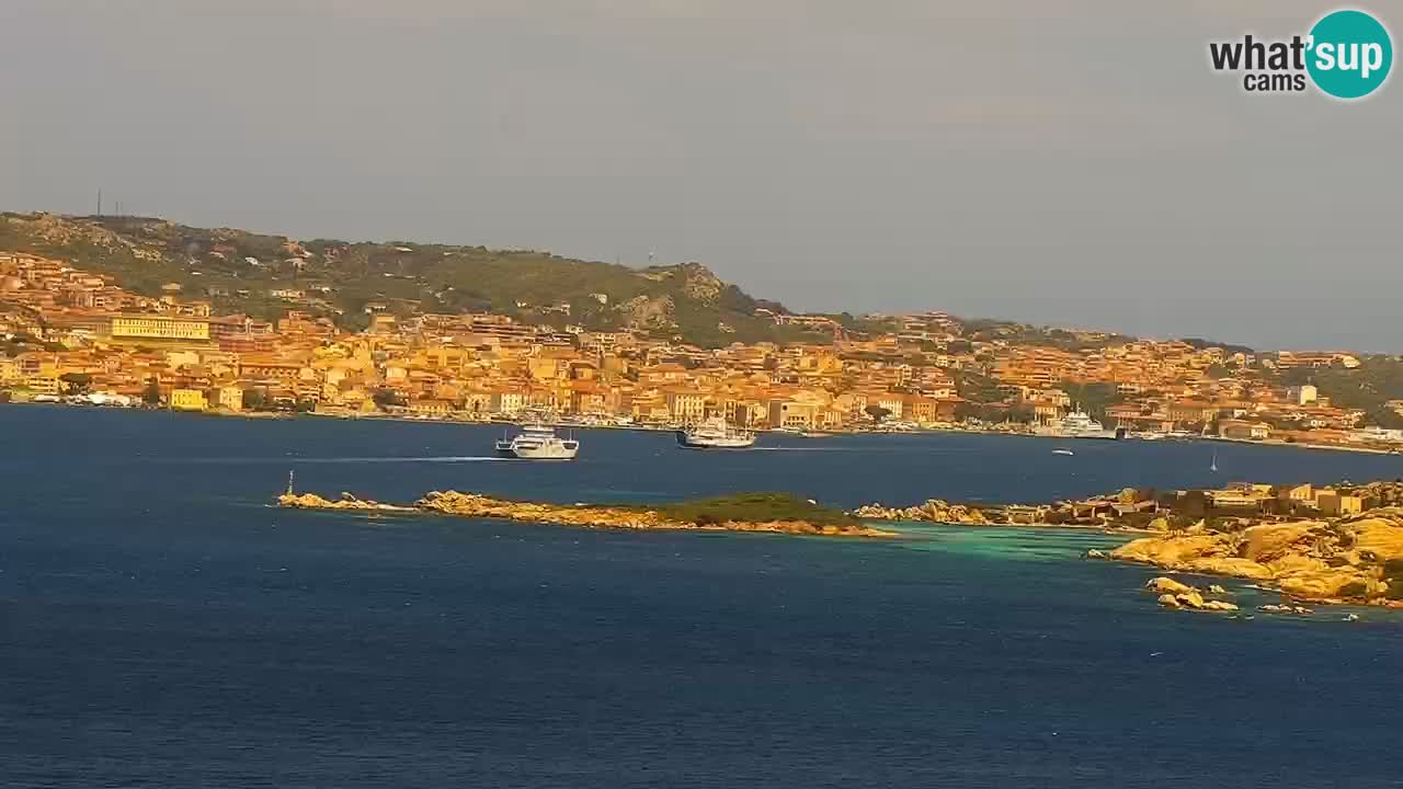 LIVE Sardinia webcam Palau – Panorama impresionante