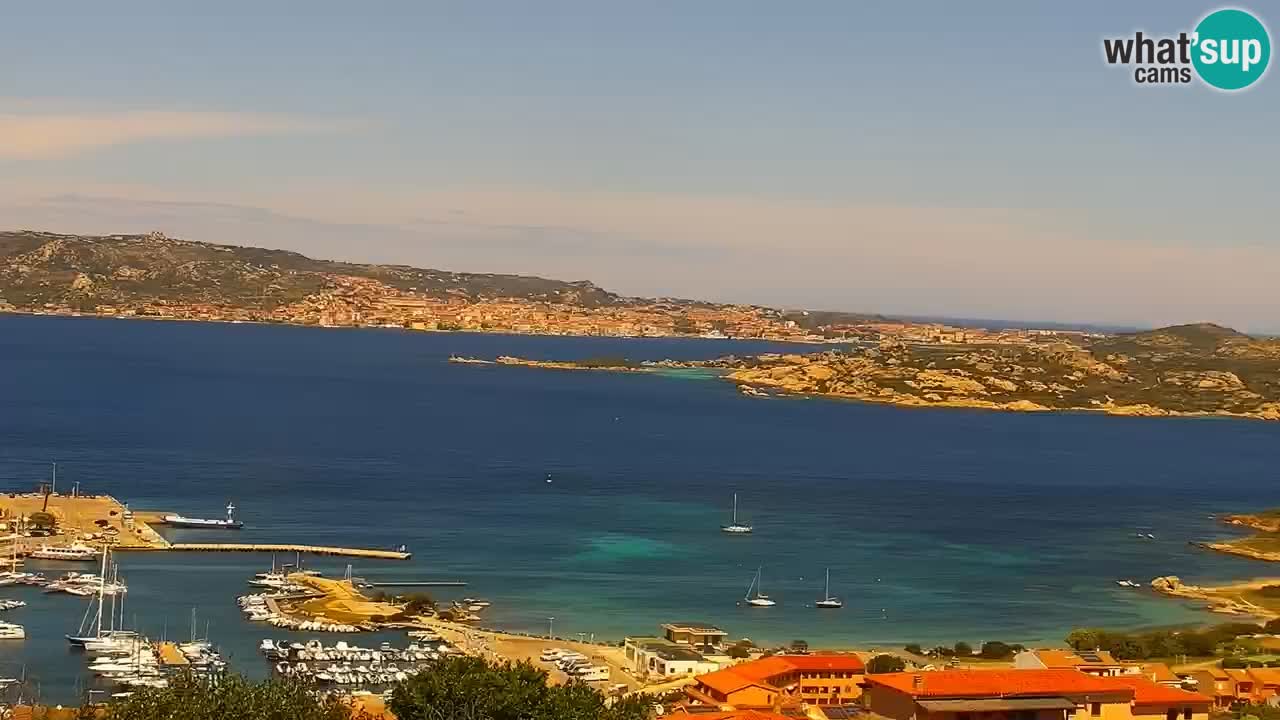 LIVE Sardinien webcam Palau – Panoramablick